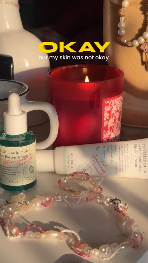 my winter skin doesn’t want makeup ~ it wants care. 
@axisy_official knows it better so this was less about “getting ready” and more about calming, hydrating, and repairing.
this is how my skin looks after just skincare, no base, no filter.
sometimes that’s more than enough 🌿