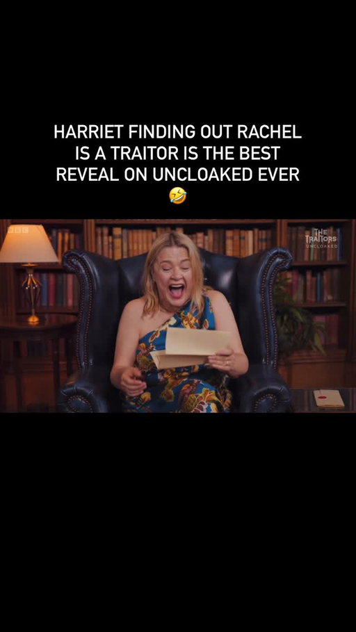 Finding out her theory was indeed correct 

#thetraitors #traitors #traitorsuk #thetraitorsuk 

Clip : The Traitors Uncloaked - © BBC/Studio Lambert