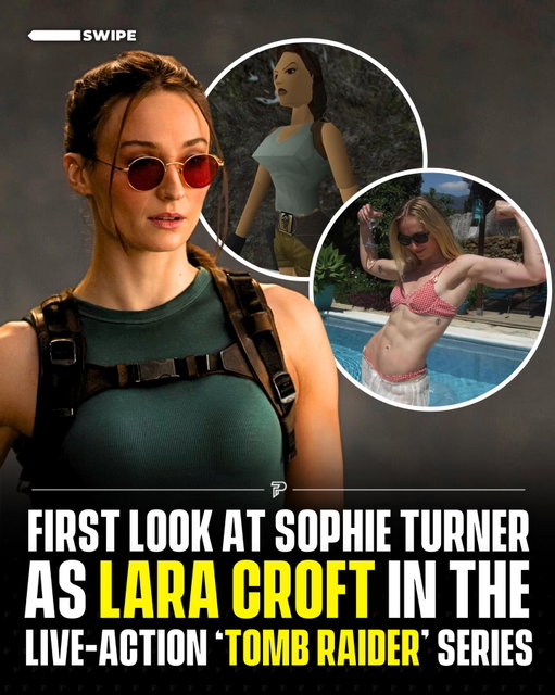 Prime Video has revealed the first official look at Sophie Turner as Lara Croft in its upcoming live-action ‘Tomb Raider’ series, confirming production is now underway. 

In the image, Turner channels the classic early-game Lara vibe with the character’s iconic outfit, including a teal tank top, shorts, a holster, a leather backpack, and her signature braid, signaling a return to the franchise’s original adventurous aesthetic. The series is being developed by Phoebe Waller-Bridge for Amazon MGM Studios, with the plot still under wraps and no release date announced yet. 

-
#news #viral #pubity
