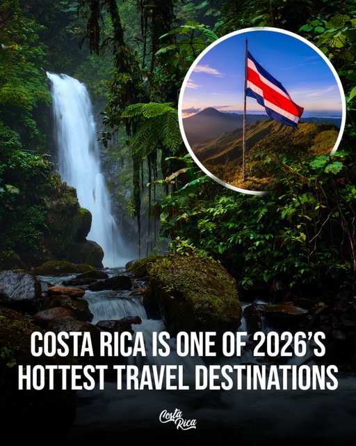 🇨🇷 Costa Rica is officially one of 2026’s top-ranked travel destinations

Ranked among the world’s hottest places to visit for 2026 thanks to its eco-tourism leadership, protected rainforests, rich wildlife, and adventure experiences that balance nature with comfort 🌴🐒🌋
Travel rankings highlighted Costa Rica for its sustainability efforts, biodiversity, easy travel access, and experiences that range from cloud forests and volcano hikes to world-class beaches and wildlife spotting

Would Costa Rica be on your 2026 list jungle beaches or both 👇✨

📍Costa Rica