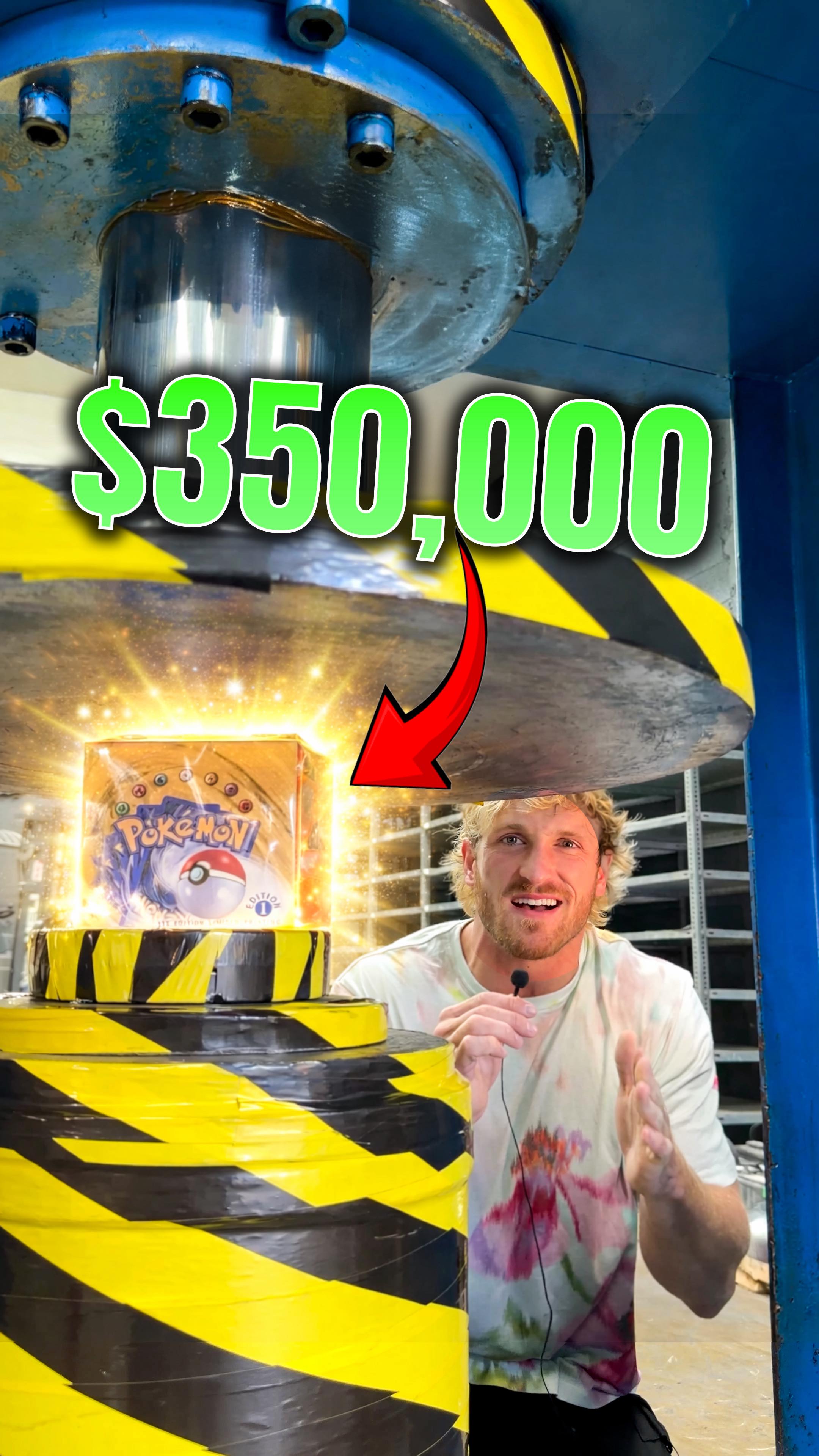 Pokémon cards do THAT when they’re crushed?! 🤯

We’re running it back for the 30th anniversary of Pokémon and breaking open a $350,000 box of 1st Edition Pokémon Cards! CHARIZARD HERE WE COME!!!

This stream will take place DURING the conclusion of my PSA 10 Pikachu Illustrator Auction — we’ll be reacting to the final sale live… I can’t remember the last time I’ve been this excited for a night. 

Pack buyers are invited to come watch this historic 1st Ed Box Break LIVE in-person at Goldin Auctions Headquarters in New Jersey with Ken Goldin and myself. 

We’ll also grab a pre-stream dinner with the group to hang out & talk Pokémon, business, and life. 

Purchase of a pack gets buyers a 10-20s personal “read” from me plugging their business, socials, or any other (appropriate) message they want to convey

Holo cards that get graded a PSA 10 will get the special “Logan Paul Break” pedigree from PSA!! 

This will be a once in a lifetime livestream.

Mark your calendars 🗓️ Feb 15 @9p EST 
🔴 LIVE on my YouTube channel :) 

36 packs, 36 lots…
Bid on Goldin.com (link in bio)