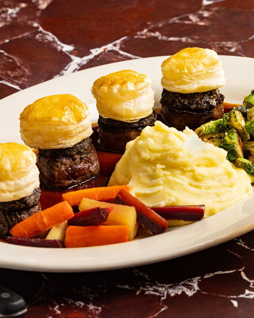 Tonight’s move? Cafe Beef Wellington, obviously.