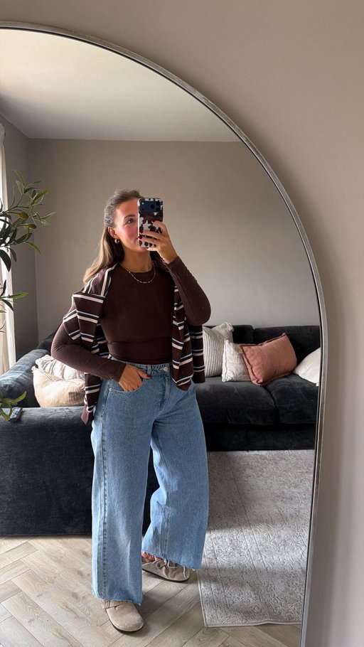 Safe to say my spring wardrobe WILL BE DEFROSTING ASAP 👖🤭✨👀

Full fit is @boohoo ad, I’ll save all links to my JAN highlight (ps, SOFYD works sitewide) 🔗