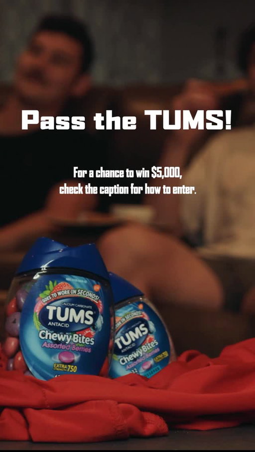 #tumspartner Gameday intense… heartburn intense, luckily they passed the TUMS! #ad Post a video showing how you pass the TUMS using #passthetumssweepstakes in the caption and follow @tumsofficial to enter.