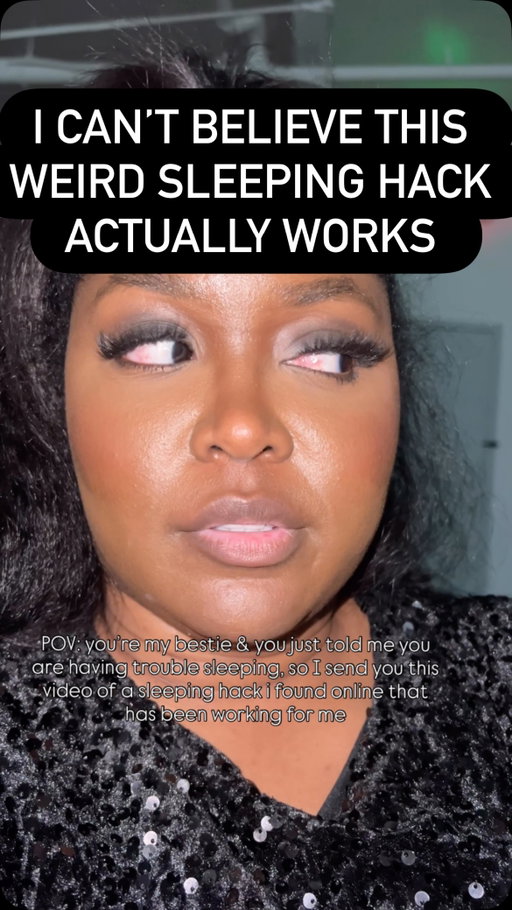 apparently it activates the parasympathetic nervous system??? idk but it legitimately has been working for me, so ???????

Don’t let anyone tell you there are no perks to being chronically online 😂😂😂

If anyone knows the original poster, please tag her!