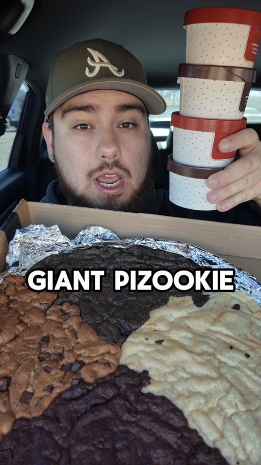 Trying the pizookie platter from @bjsrestaurants