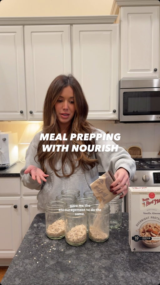 As a 37 year old mom of @usenourish has made my hormone health journey simpler by knowing what food is better for me to eat 🫶🫐🦋🥹click the link in my bio to learn more and see if you’re covered thru insurance! #Nourishpartner #momoffour #eveningroutine #mealprep