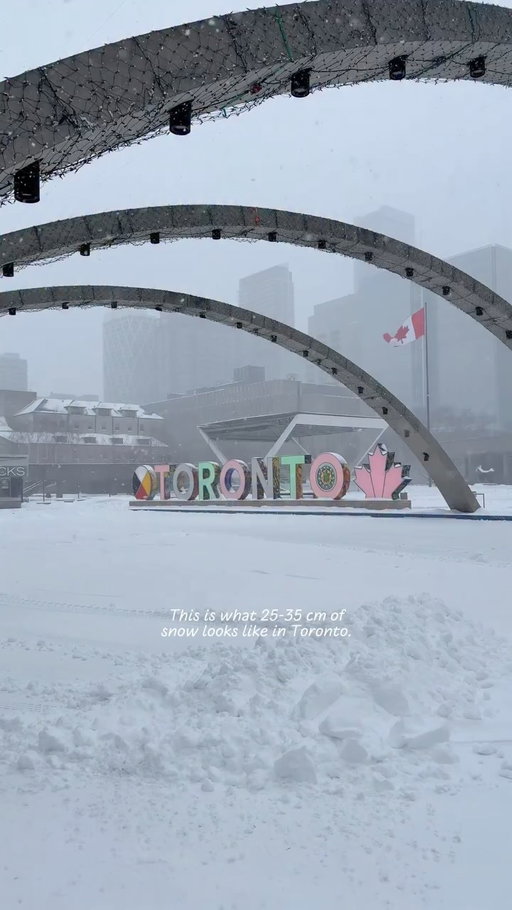This is what Toronto looks like after 25–35 cm of snow🤯
Pure winter magic🇨🇦✨

Locations used in the video:
1. Nathan Phillips Square (Toronto Sign)
2. Puente de Luz
3. University of Toronto
4. King Station
5. HTO Park
6. Distillery District
7. TD Tower
8. St. James Cathedral
9. Yorkville
10. Toronto Sculpture Garden
11. Gooderham Building (Flatiron Building)
12. Skating at Nathan Phillips Square
13. Evergreen Brick Works (Hiking Trail)
14. Park near the University of Toronto
15. Queen’s Park
16. Sugar Beach

SAVE this & SHARE it with someone who loves winter ❄️

#toronto #winter #snowstorm #beautifuldestinations #canada