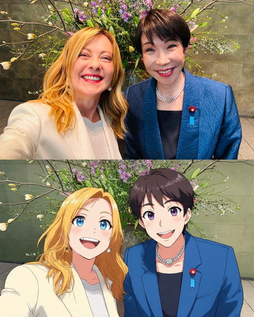 Due Nazioni lontane, ma sempre più vicine. 
Amicizia e sintonia con @takaichi_sanae 🇮🇹🇯🇵