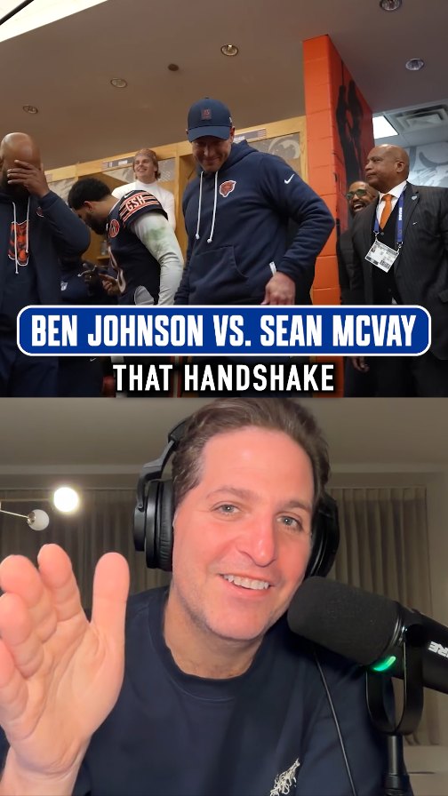 “That handshake and all that mother-f stuff from Ben Johnson did not go over well with the McVay tree … and around the league.”

Peter Schrager can’t wait to see Ben Johnson and Sean McVay go at it.

#nfl #benjohnson #bears #rams #fyp