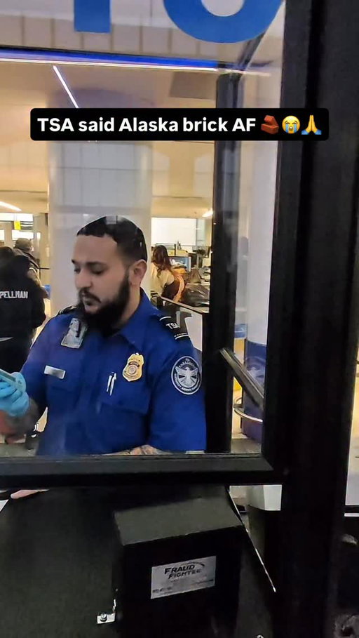 I stay aura farming the Alaska ID when I travel 😭🥀🧱🧊

#alaska #tsa #airport #travel