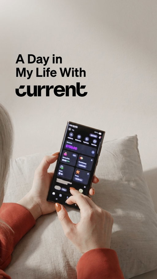 No matter how your life moves, we got your back. #CurrentPartner
.
.
.
Current is a financial technology company, not an FDIC-insured bank. FDIC insurance up to $250,000 only covers the failure of an FDIC-insured bank. Certain conditions must be satisfied for pass-through deposit insurance coverage to apply. Banking services provided by Choice Financial Group, Member FDIC, and/or Cross River Bank, Member FDIC. The Current Visa® Debit Card, which may be issued by Choice Financial Group and/or Cross River Bank, and the Current Visa® secured charge card, which is issued by Cross River Bank, are all issued pursuant to licenses from Visa U.S.A. Inc. and may be used everywhere Visa debit or credit cards are accepted. A Current deposit account is required to apply for the Current Visa® secured charge card. Independent approval required.
