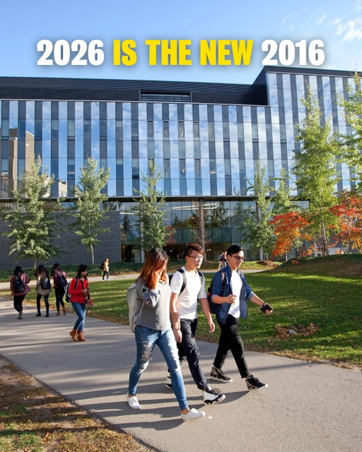 A look back at some campus views from 2016 across #UWaterloo. 🖤 ♾️ 💛