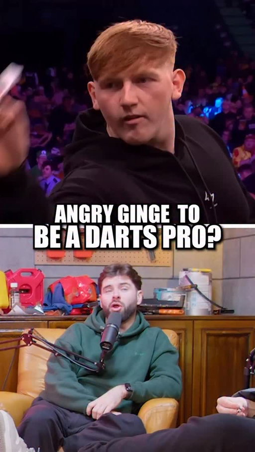 Angry Ginge v Luke Littler next year?!