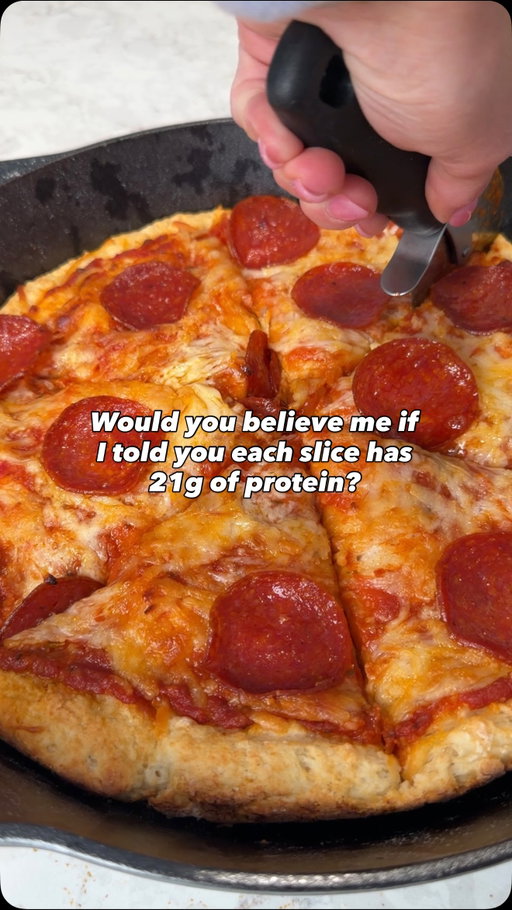 🔗 comment “RECIPE” and I’ll send you the link to make this pizza and my viral Big Mac Pizza. 🍕 

This simple 2 ingredient COTTAGE CHEESE PIZZA DOUGH is so good for perfectly thick cast iron pizza crust. 

21 GRAMS OF PROTEIN PER SLICE 

If you’ve tried my viral Big Mac Pizza or Skillet Pizza in my cookbook then you’re well aware how good cottage cheese crust is. 🤌🏻 

#cottagecheesepizza #cottagecheese #highproteinrecipes