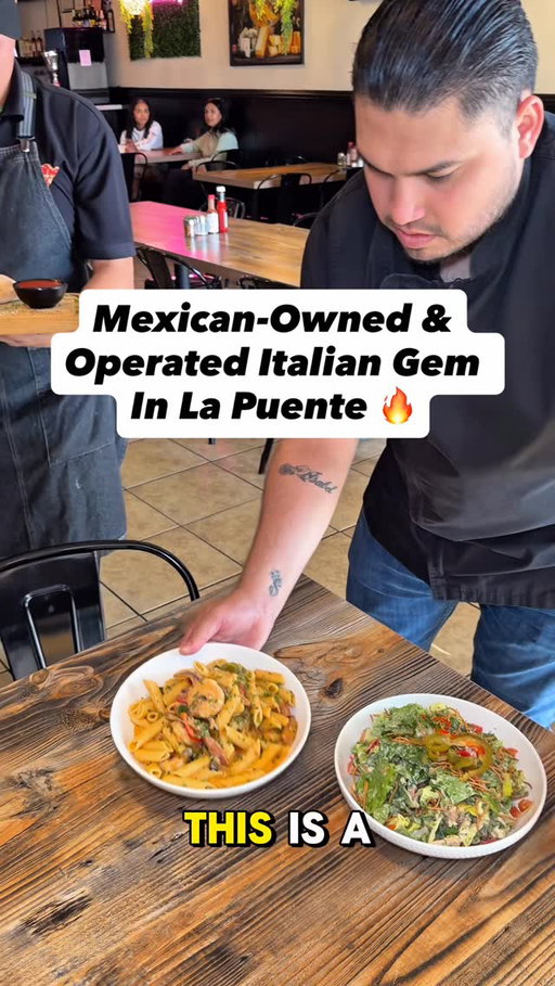 Italian restaurant gem where the owners are putting their own delicious twist at @bambinofelice__. 🔥 Can’t go wrong with one of Bambino’s pastas and always start with an order of the bacon-wrapped Bambino Shrimp. 🦐 Drop on by if you’re ever looking for some bomb food in La Puente and want to show a small business some love. Like, comment or share this with a friend who lives in La Puente. ✌️😎🍝🍕 #losangeles #lapuente #food #foodie 

📲 @bambinofelice__ 
📍 1665 N. Hacienda Blvd., La Puente, CA.

Order
- Bambino Shrimp
- Chipotle Blackened Chicken Fettuccine 
- Shrimp & Andouille Suasage Over Penne
- Lasagna Calzone