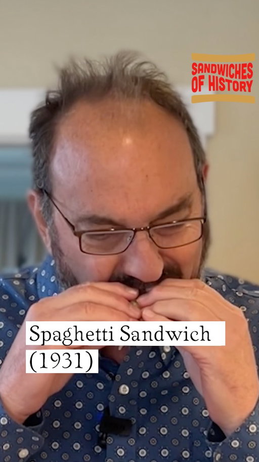 Every once in a while…well, ok more often than I’d like, there comes a sandwich with a name that belies what it is really in it. To wit, today’s Spaghetti Sandwich from the St. Louis Dispatch published 1931. Is there spaghetti in it? Sure, but it’s the other ingredients and the bread that do a number on this sandwich. Shout out to Jesse who sent in this...I think? lol

Snag some Sandwiches of History hoodies, t-shirts, beanies, and more! 
https://www.sandwichesofhistory.com/merch
—————————————————————
Buy your copy of Sandwiches of History: The Cookbook!
https://geni.us/SandwichesofHistory
—————————————————————
Sign up for my weekly recap email!
https://sandwichesofhistory.substack.com/
—————————————————————

⁣

#SpaghettiSandwich #sandwiches #sandwichgram #oddsandwiches #sandwichesofhistory historicsandwiches  oldsandwiches oldrecipes sandwichesofinstagram sandwichesofourhistory StLouisDispatch 1931