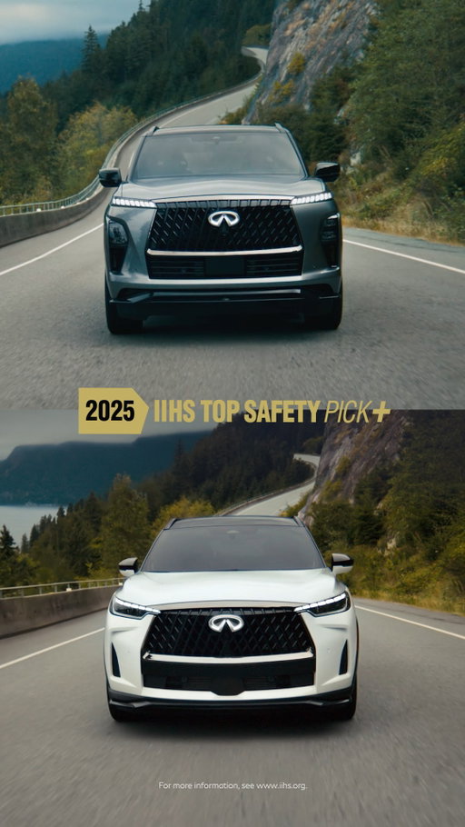 Designed with protection in mind. The 2026 QX60 and QX80 both earned IIHS Top Safety Pick+, blending luxury with award-winning safety performance.
