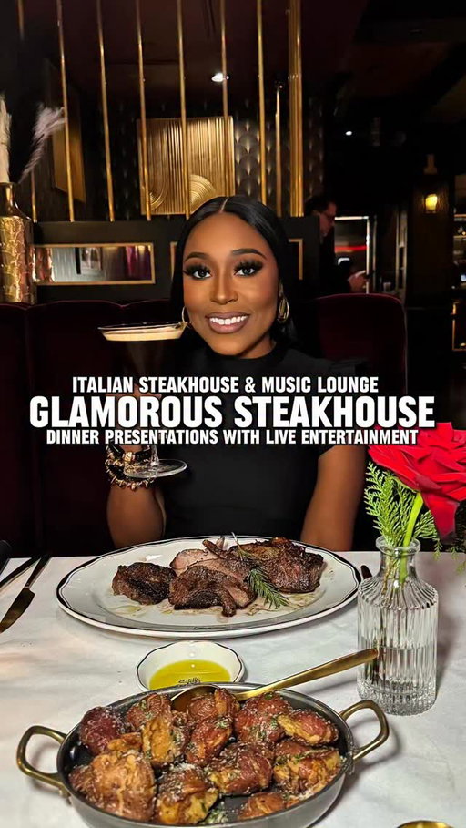 Glamorous Italian Steakhouse in Dallas

This Italian steakhouse is serving elevated Italian dishes, premium steaks, and signature cocktails in a glamorous setting with live jazz and R&B performances. The energy, the music, and the vibe make it the perfect spot for a sophisticated night out in Dallas.

Here’s What We Tried:
🥖 Complimentary Bread Basket
🍤 Fried Shrimp & Calamari
🧆 Wagyu Meatballs
🧀 Tableside Pasta Cheese Wheel
🥩 La Stella Platter: Lamb Chops, Wagyu Filet & Premium Pork Steak
🥔 Roasted Potatoes
🍨 Tableside Cannoli Dessert
🍸 Signature Cocktails

⏰ Hours
Daily: 4pm – Midnight

Sophia Music Lounge
Live R&B, jazz, soul and tribute performances Wednesdays thru Sundays.

Add this to your list of places to eat in Dallas. They are perfect for a date or ladies night. Would you try it?

📍 @LaStellaSteakhouse 
14655 Dallas Pkwy
Dallas, TX

#LaStellaSteakhouse #DallasFoodie #DallasRestaurants #DallasInfluencer #DallasContentCreator