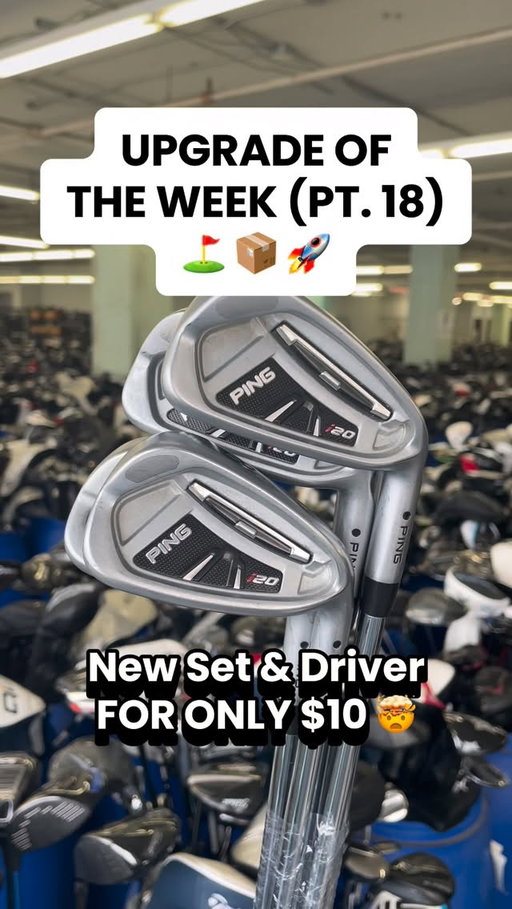 You want to score a deal like Justin’s in 2026? ⛳️  
 
All you have to do is trade & upgrade 📈
 
‼️ Better get on it while the 20% bonus on trades is still going strong 🔄
 
👉 Visit the link in bio to upgrade your set 🏌️‍♂️
 
#golflife #golfaddicts #golfclubs #pinggolf