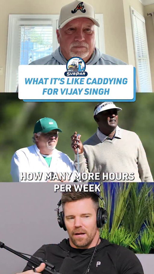 Caddying for Vijay Singh was a different beast. @kiphenley13 explains what it was like on the latest episode of @golf_subpar with @ColtKnost and @thesleezyman.