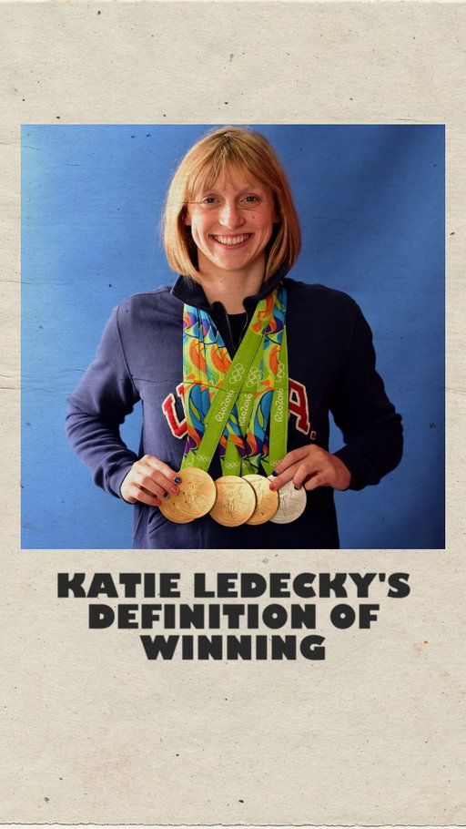 Comment “INNER” and we’ll send you the Inner Game Newsletter, distilling half a century of mental performance wisdom focused on how the best perform under pressure + we’ll add you to the Inner Game coaching app waitlist (Launching soon!)

Katie Ledecky reframes winning as a personal standard, not a comparison to others. She highlights that goals grounded in your own performance are the only ones you can fully control.

For Ledecky, the real race is always you versus your goals. Winning your race means committing to the process, not chasing the podium.

(Katie Ledecky, Stanford Commencement Speech)

#theinnergame #sports #motivation #athlete