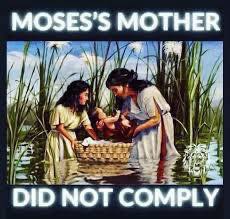 Lotta Bible lovers saying comply.  What a bunch of hypocrites