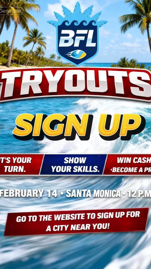 BFL OPEN TRYOUTS BEGIN FEB 14😎 LINK IN BIO