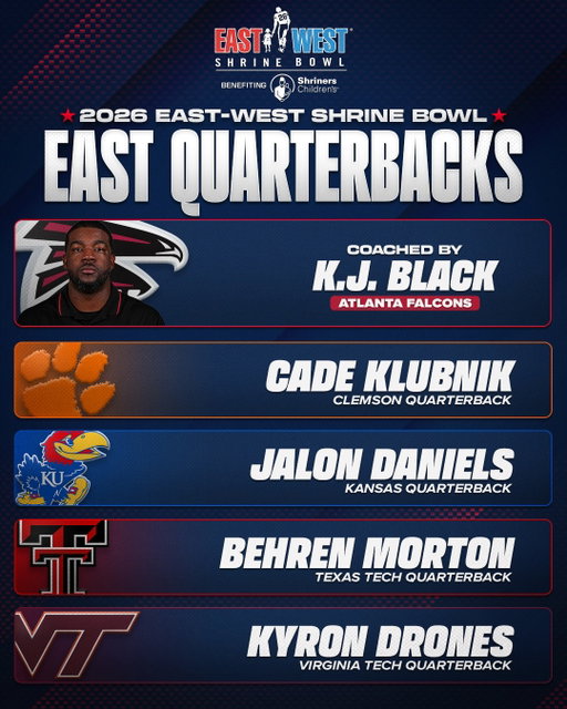 🔴 The 2026 East-West Shrine Bowl East Team Players and Coaches 🔴

#ShrineBowlWHOSNEXT