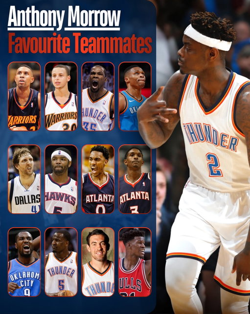 Watch the full episode for the full list of favourite teammates 🙌 

Check out the full interview on the BringTheThunderPodcast YouTube channel 🔗 in bio!

Follow us @bringthethunderpodcast 

#nba #okc #okcthunder #kobe #anthonymorrow