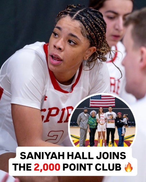 Saniyah Hall is OFFICIALLY a member of the 2,000 point club.

History made and moment SEALED for the top recruit in the class of 2026 🔥