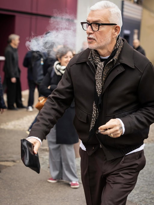 #gianfrateshowroom #work #tattoos #LifeStyle #passion #attitude #StreetClassic #contemporary @domenicogianfrate wearing @e.po.ca Jacket over @numeri0123456789 Leopard denim Jacket during Pitti Uomo 109 - Day 2 - Thanks @massininni_ph for this picture