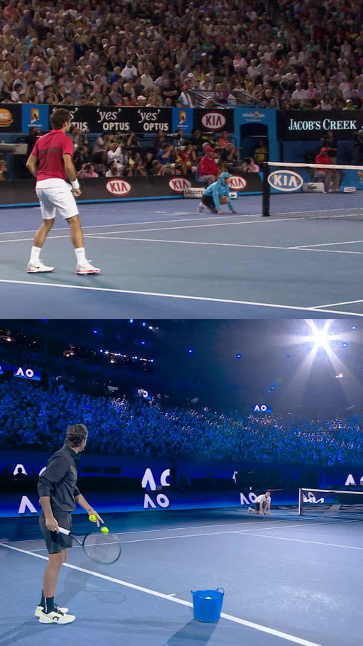 Remember this ballkid? This is him now. Feel old yet? 😅

14 years later, Roger Federer and Dylan recreate that instantly iconic catch 🎾 

@wwos • @espn • @tntsports • @wowowtennis