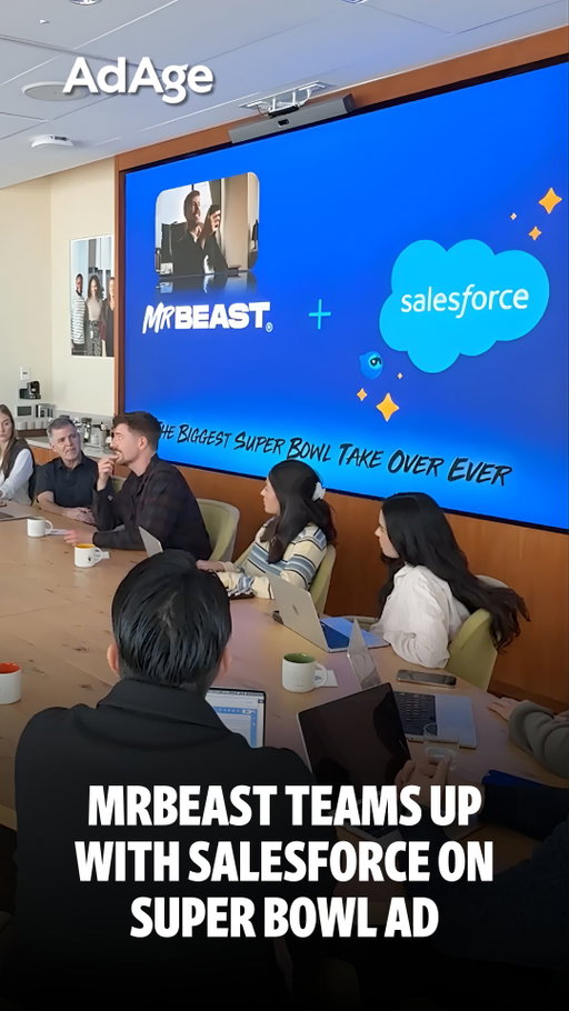 @salesforce is returning to the Super Bowl with a new teammate: YouTube juggernaut @mrbeast 👀

MrBeast, whose real name is Jimmy Donaldson, will work with the software company to produce its Super Bowl ad. It’s unclear whether Donaldson, who has built a following of 461 million YouTube subscribers (the most of any channel on the platform), will appear in the commercial or just oversee its production.

A Salesforce spokesperson confirmed this year’s commercial will air during the national broadcast of the game, but declined to share details about the length of the ad or whether an agency is involved.

📲 Read more about the teaser at the link in our bio. 🔗