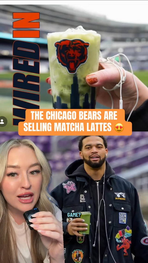 daaaa bears have matcha latte cocktails 😍 #nfl