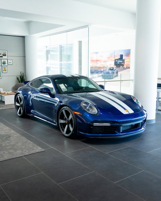 2023 Porsche 911 Sport Classic now available at Porsche Sugar Land. 
Dressed in Gentian Blue Metallic over a Heritage Design Interior in Black. Inquire for further details.