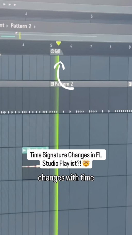 Another way to add time signature changes in FL Studio’s playlist with markers. 🤓