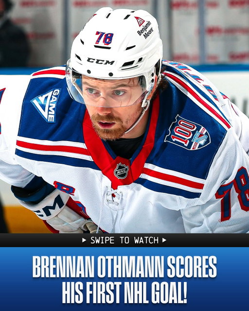 First in the books for @_brennanothmann78 and the @nyrangers’ third unanswered goal! 🚨