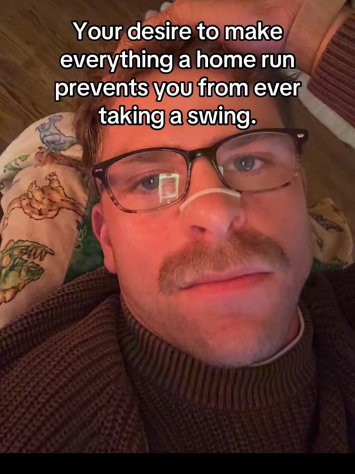 When I would fail at something my dad would say “the best hitter that ever lived batted .300. That’s 3/10. Keep going bubby.” I hope you take my dads advice.