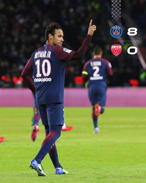 🔙 Back in 2018 

8-0 at home. Neymar Jr scored four!