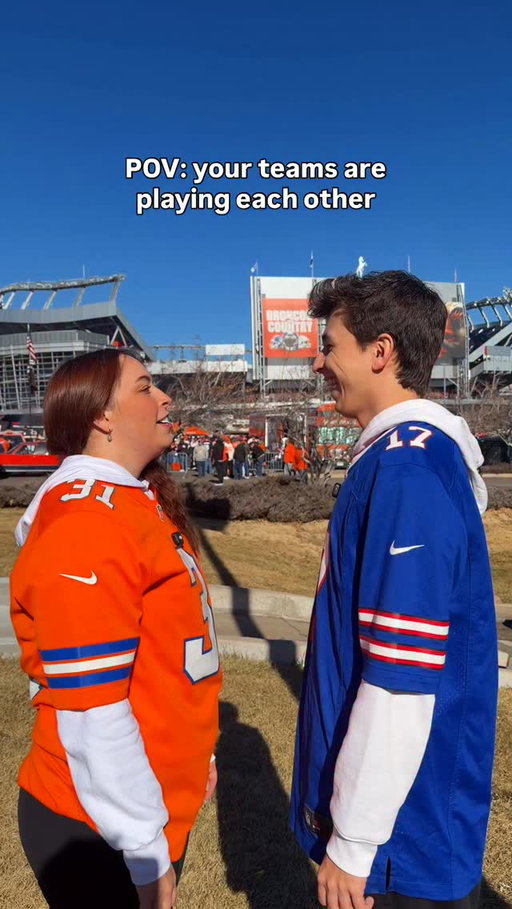 it’s that time of year… 😂🏈
.
.
.
#bills #broncos #nfl #couple #reels