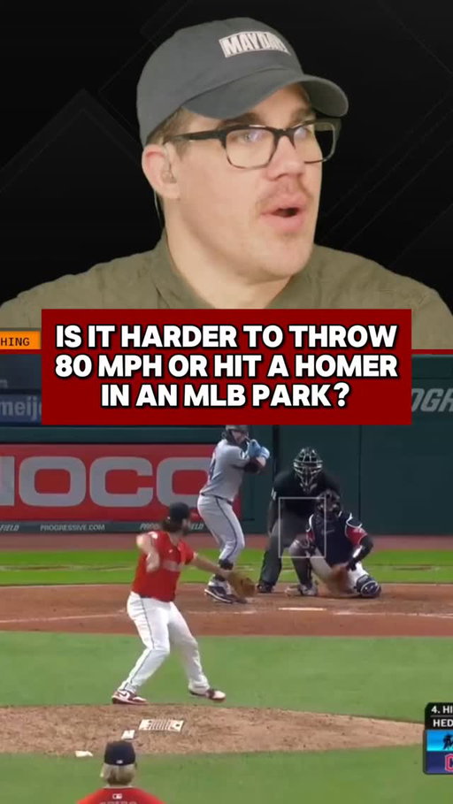 Home Run OR 80 MPH? #mlb #baseball #hitting #pitching