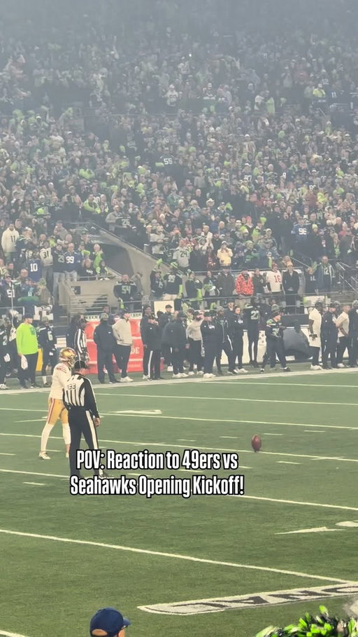Currently in Lumen Field #ogcarnal62 #49ers #Seahawks #nflplayoffs