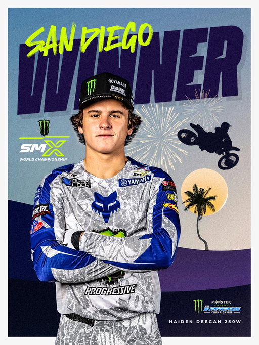 @DangerboyDeegan gets the job done in San Diego! 🏆 

#SupercrossLIVE #SMX #Yamaha