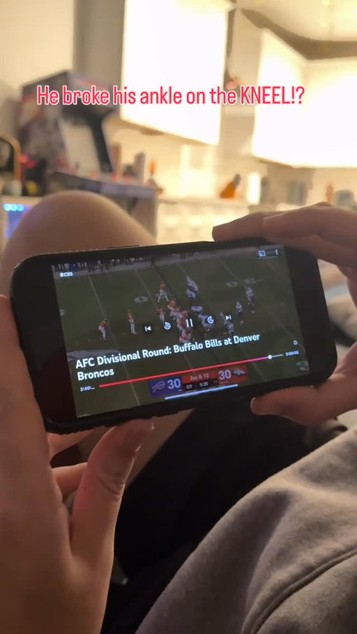 This is where Bo Nix ACTUALLY broke his ankle! ON THE KNEEL DOWN!? #football #nfl #denverbroncos