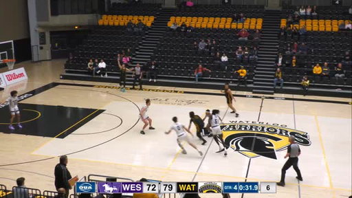 The defence CAN’T TOUCH @itsisaiahmcrae! McCrae finds @sprica7 for the dagger and @wloombb takes down #3 Western!

🎙️: @cameron_stirrup 
🎥: OUA.tv

#GoBlackGoGold