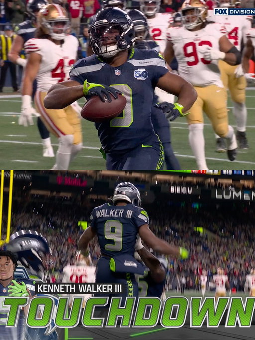 Two trips to the end zone for @kenneth_walker9 🔥

SFvsSEA on FOX/FOX One
Stream on #NFLPlus