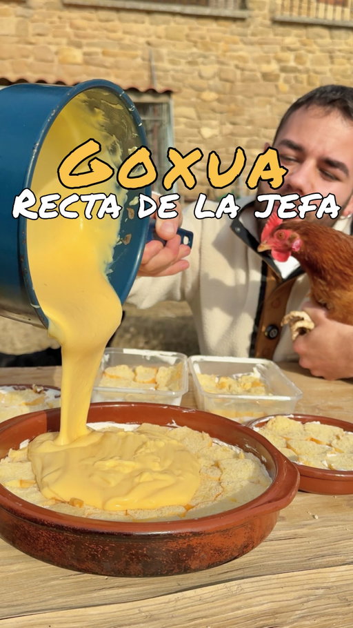 👵🏻GOXUA👵🏻
“El postre definitivo”

No podemos dejar que las buenas recetas de casa se pierdan, vamos a inmortalizar este pedazo de Goxua y que todos podáis hacerlo en casa. Lourdes sé que lo estas leyendo, esto va por ti.

¿Te ha gustado? Dale al botón de seguir para más😉