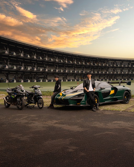 Triv x CW Racing Team at @topgolf.jakarta .
Motor Rata kanan 🔥