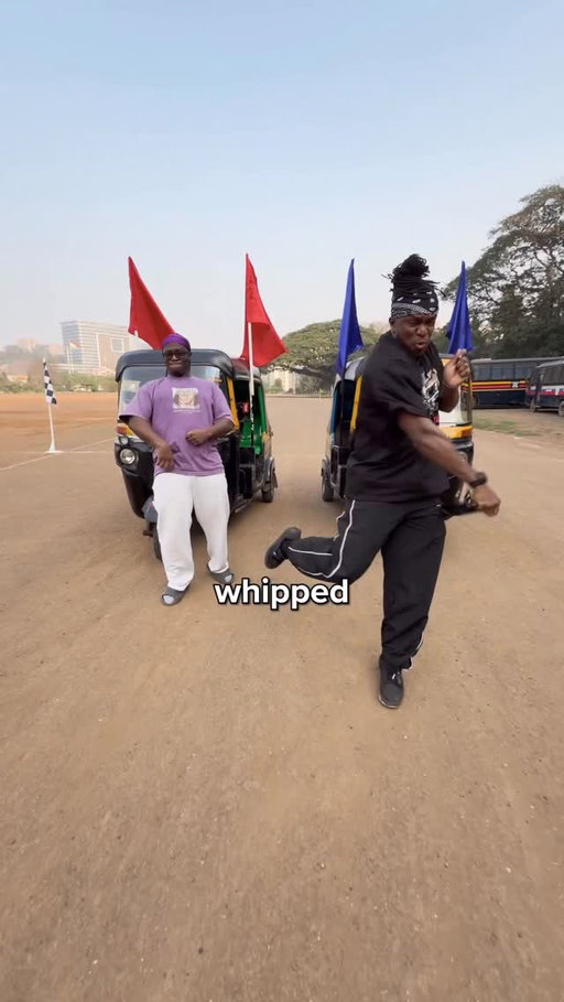 RICKSHAW RACE, LOSER GETS WHIPPED @deji
